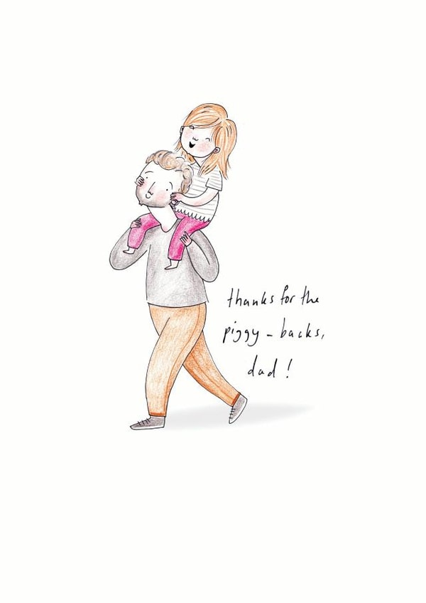 dad cute Father's Day Card 27471 created by Jenni Clowes