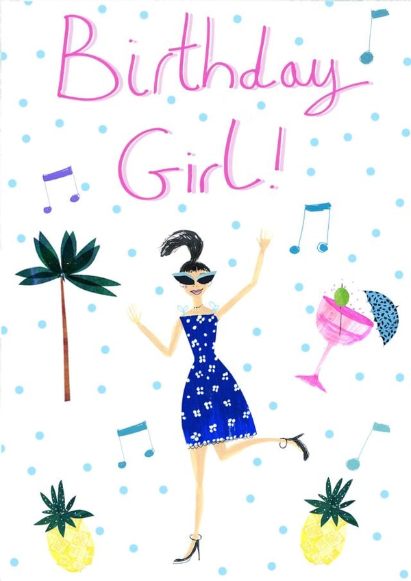 Party Dancing Birthday Card 2012 created by Susse Linton