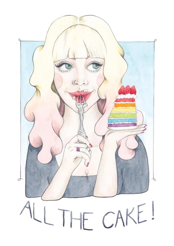 birthday cake Birthday Card 27701 created by A Rose Cast