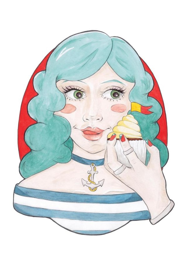 portrait girl Just because... Card 27705 created by A Rose Cast