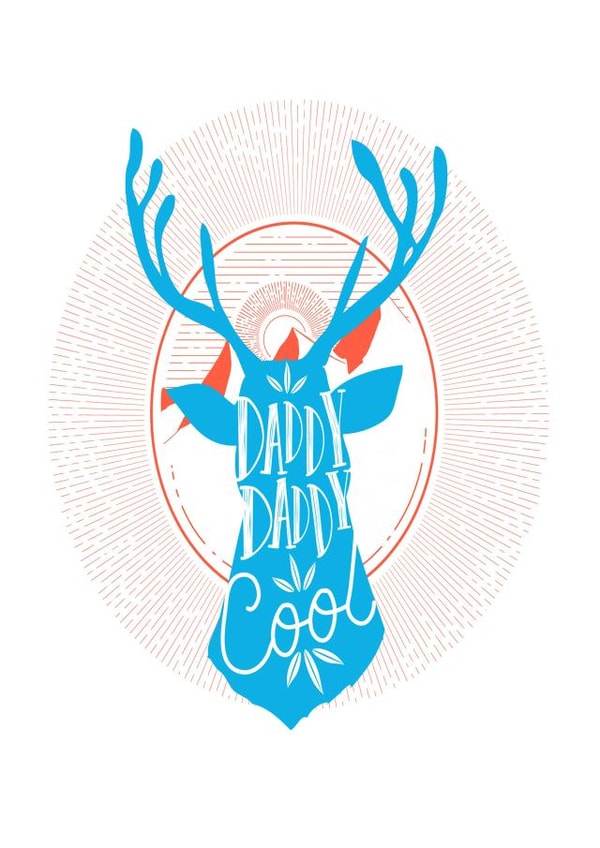 Dad Daddy Just because Card 27935 created by Gillian Maher