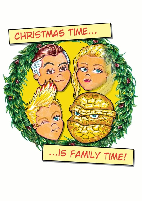 comic book Christmas Card 27742 created by House of Zinthos