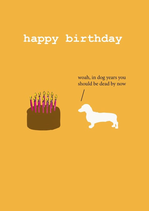 birthday dachshund Birthday Card 27641 created by Frankie Whistle