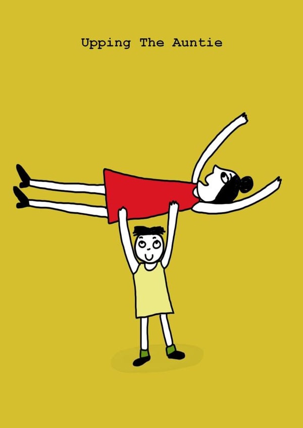 auntie aunt Humour Card 5164 created by Corrina Rothwell