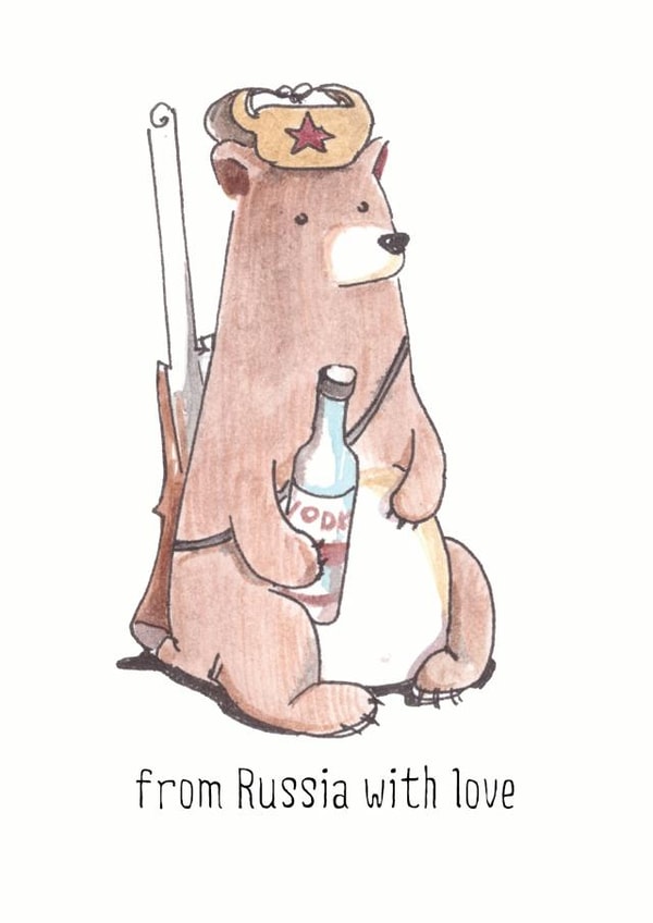 bear travel Just because... Card 25045 created by Maria Nechaeva