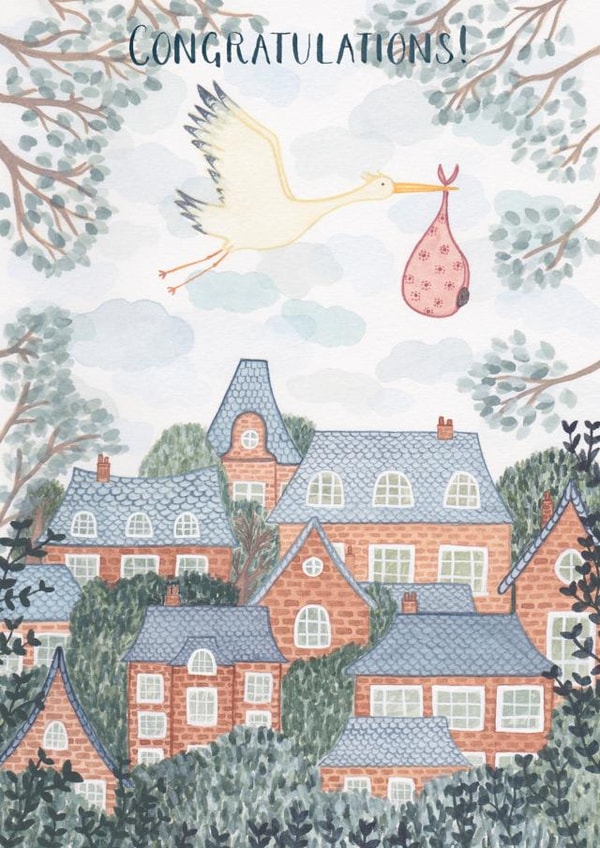 Baby Newborn New Baby Card 5574 created by Louise Jewell