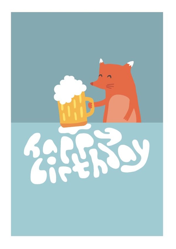 beer ale Birthday Card 5399 created by Roisin Cafferty