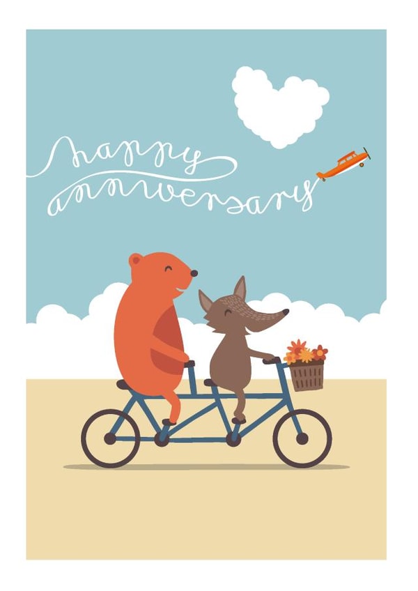 happy anniversary Anniversary Card 5403 created by Roisin Cafferty