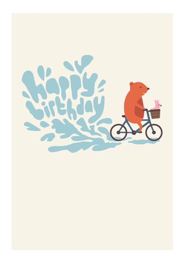 birthday bike Birthday Card 5410 created by Roisin Cafferty