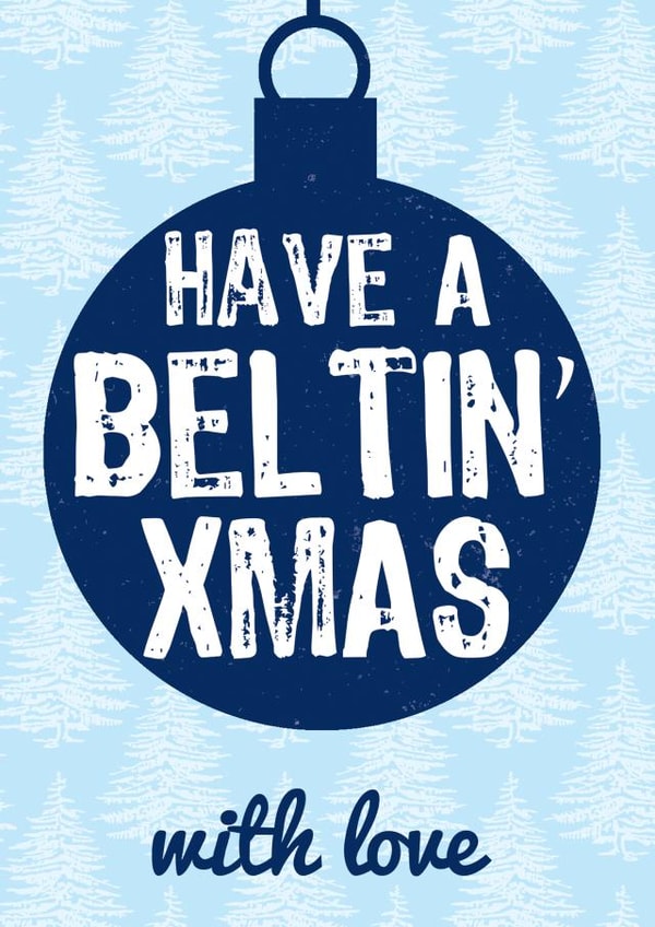 merry christmas Christmas Card 28186 created by Paper Sheriff