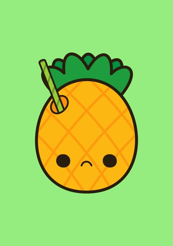 cute kawaii Just because... Card 5840 created by peppermintpopuk