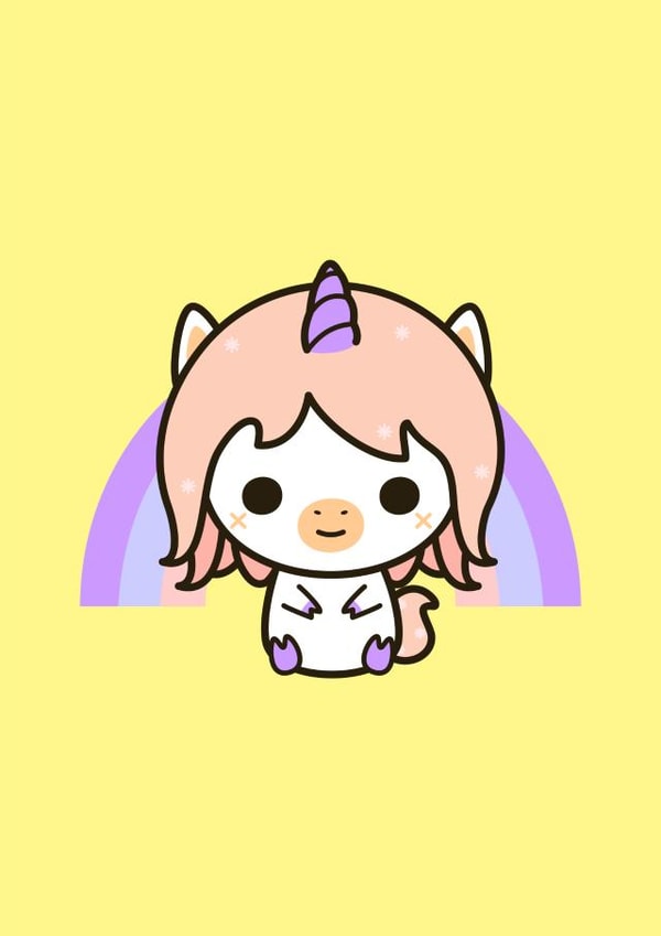 cute kawaii Just because... Card 5841 created by peppermintpopuk