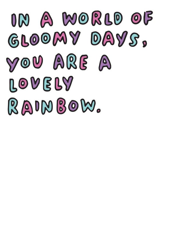 cheery notes Just because Card 5194 created by Veronica Dearly