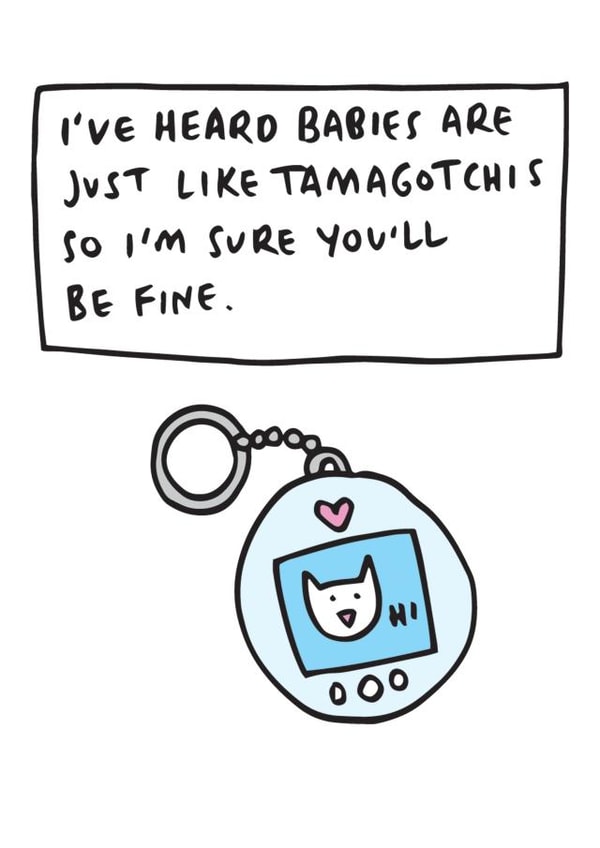 home truths New Baby Card 5198 created by Veronica Dearly