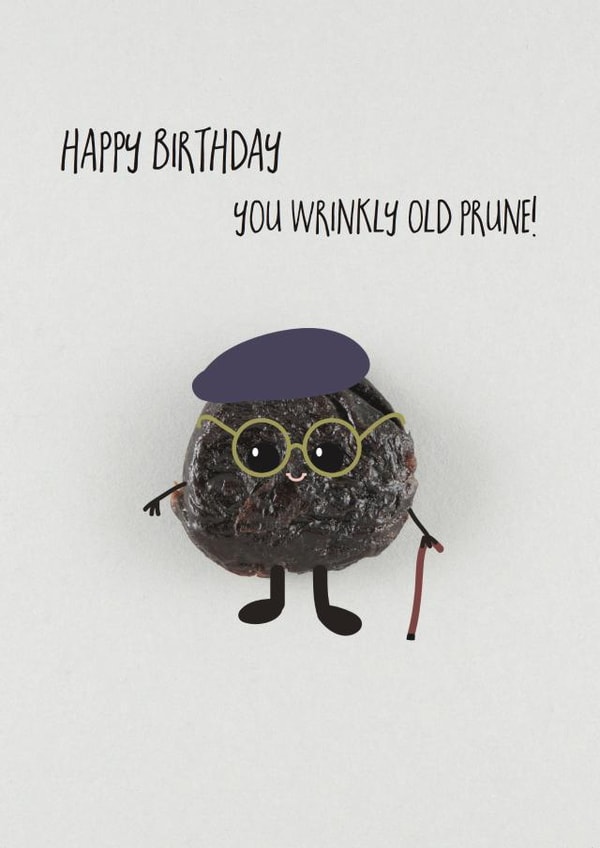 birthday prune Birthday Card 5780 created by Yippea