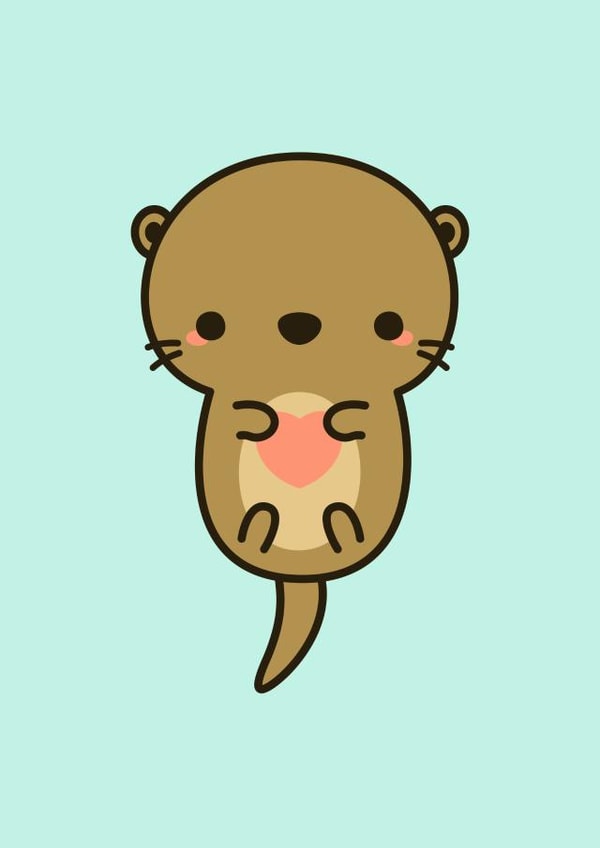 cute kawaii Just Because Card 28206 created by peppermintpopuk