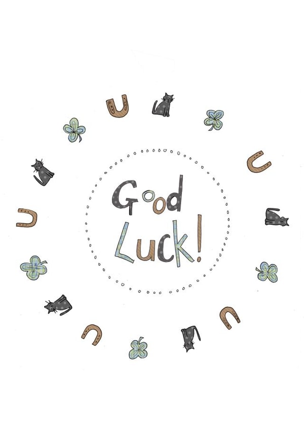 good luck Good Luck Card 2258 created by Ryland Studios