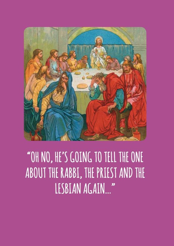 lesbian gay Humour Card 5338 created by Frankie Whistle