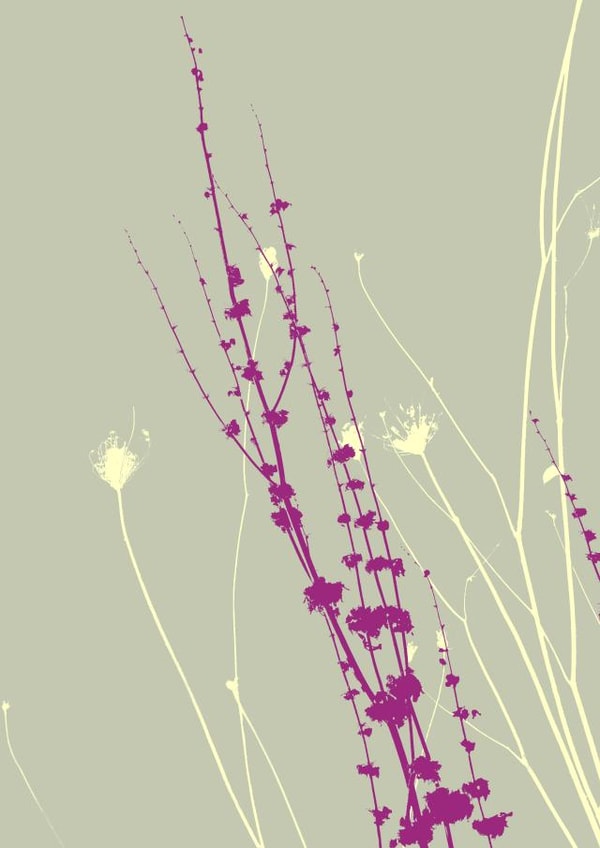 grass flower Just because Card 1209 created by Liane Brookes