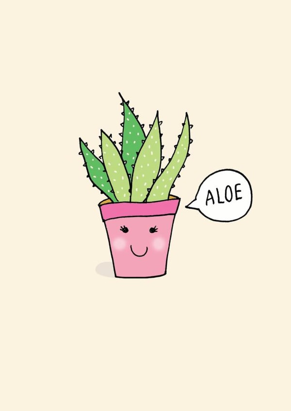 Aloe card created by Eskimo Kiss Designs