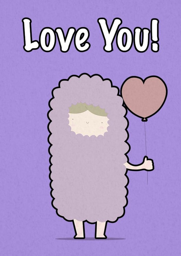 heart balloon Love & Friendship Card 24602 created by Ommy'Noms