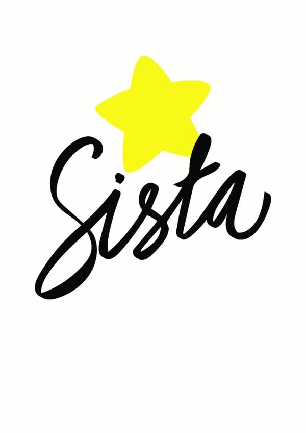 star sista Love & Friendship Card 3272 created by Ashleigh Arthur