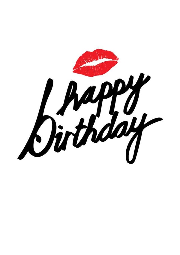 kiss Male Birthday Card 25969 created by Ashleigh Arthur