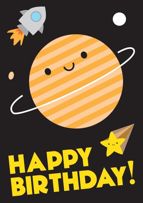 Happy Birthday in Space created by Asking For Trouble