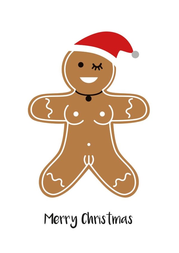 naughty christmas Christmas Card 26513 created by Cookie Design