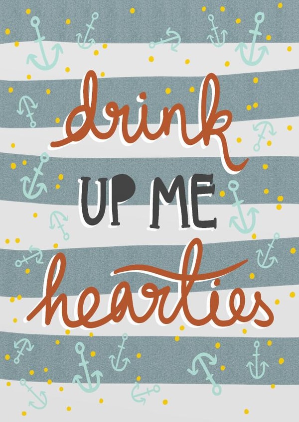 drink pirate Just because... Card 28435 created by Hannah Stevens