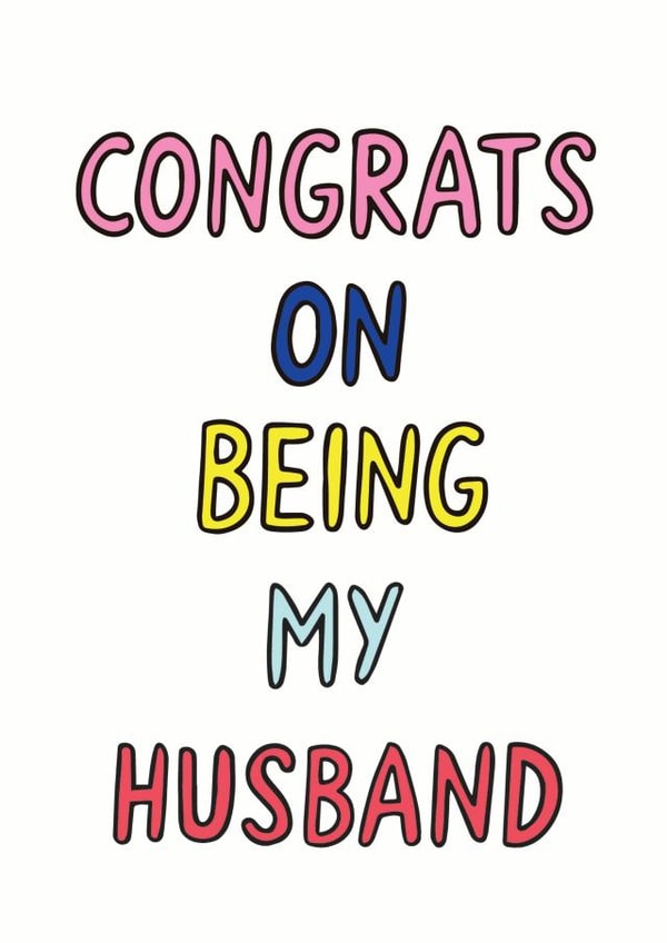 congrats funny Anniversary Card 27562 created by Veronica Dearly