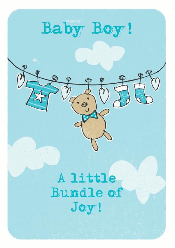 New Baby New Baby Card 6177 created by Bird Blue Creative