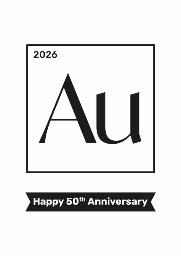 Geeky Golden Anniversary Card - 50 Years - Happy 50th Anniversary - 2026 created by Cookie Design