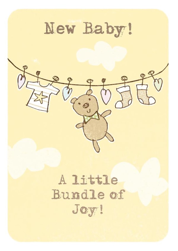 New Baby New Baby Card 6179 created by Bird Blue Creative