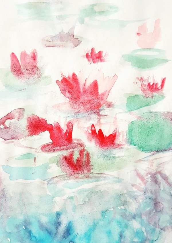 Florals Flowers Thinking of you Card 22566 created by Adeeba Faheem