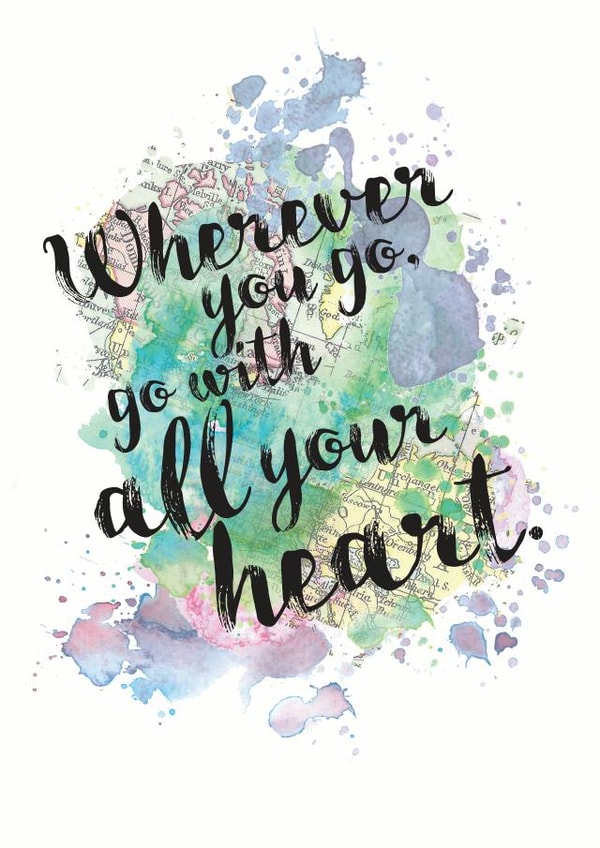 travel bonvoyage Good Luck Card 5451 created by Bookishly