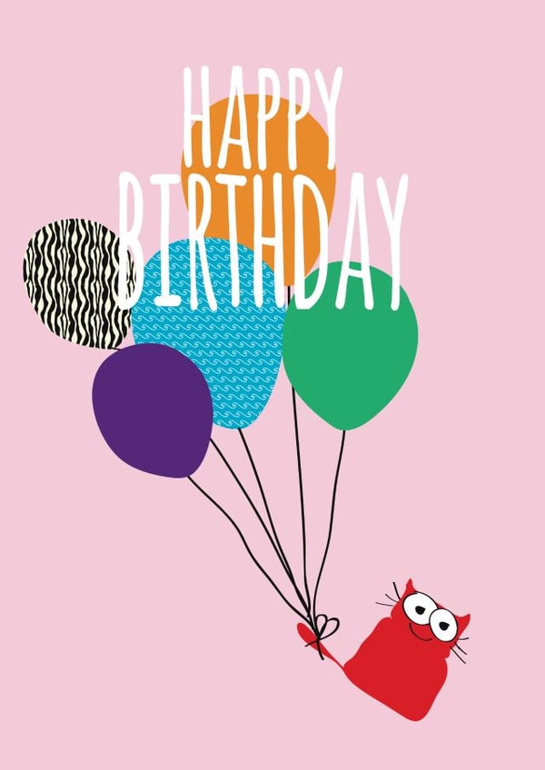 birthday cat Birthday Card 27648 created by Frankie Whistle