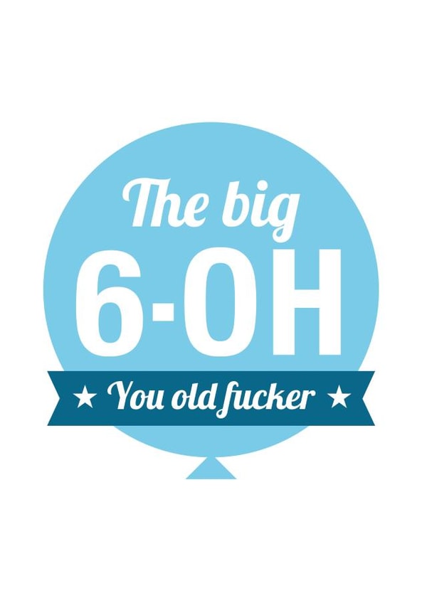 NSFW Birthday Card - 60th created by Cookie Design