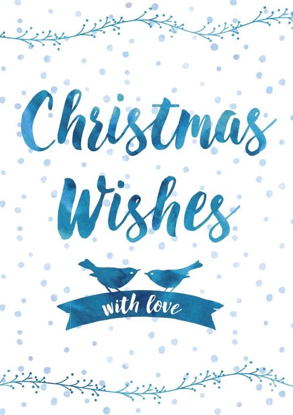 wishes xmas Christmas Card 28193 created by Paper Sheriff