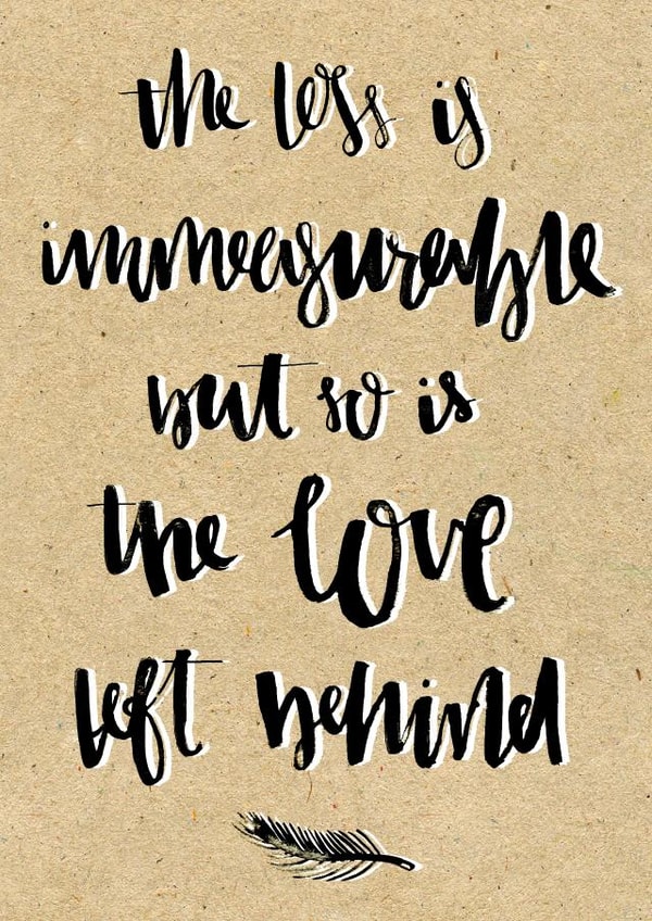 loss death Sympathy Card 4447 created by Bee Davies