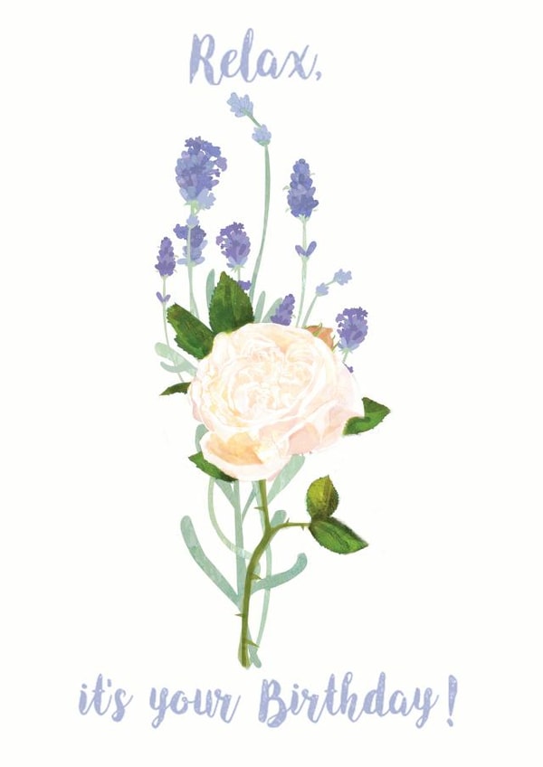 Flower birthday Birthday Card 28375 created by Katherine Blower