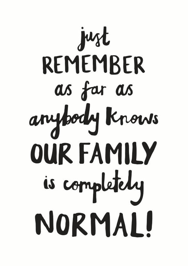 family funny Just Because Card 27272 created by Art + Ace Studio