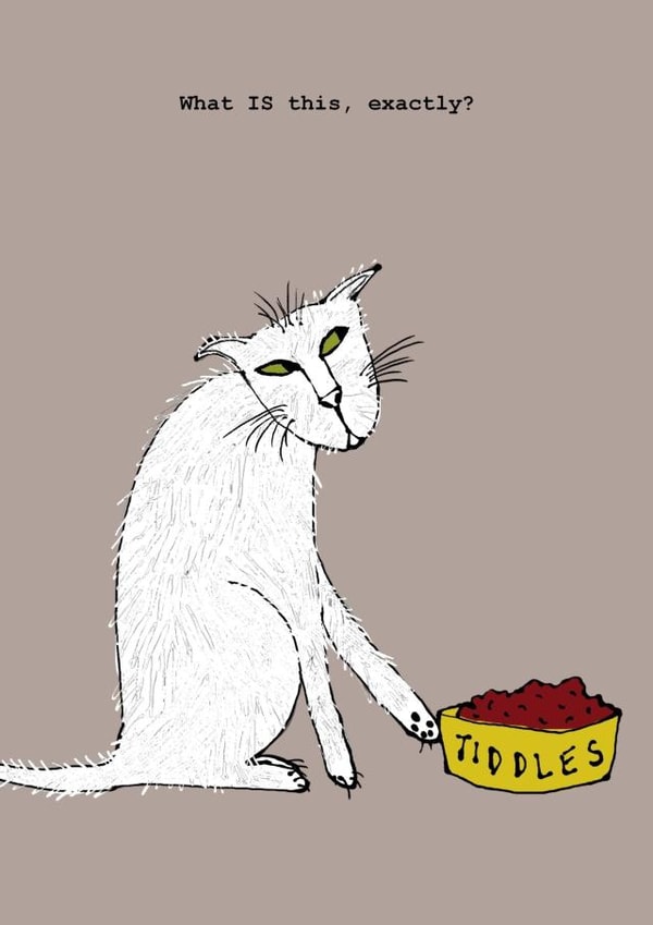cat pet Humour Card 5175 created by Corrina Rothwell