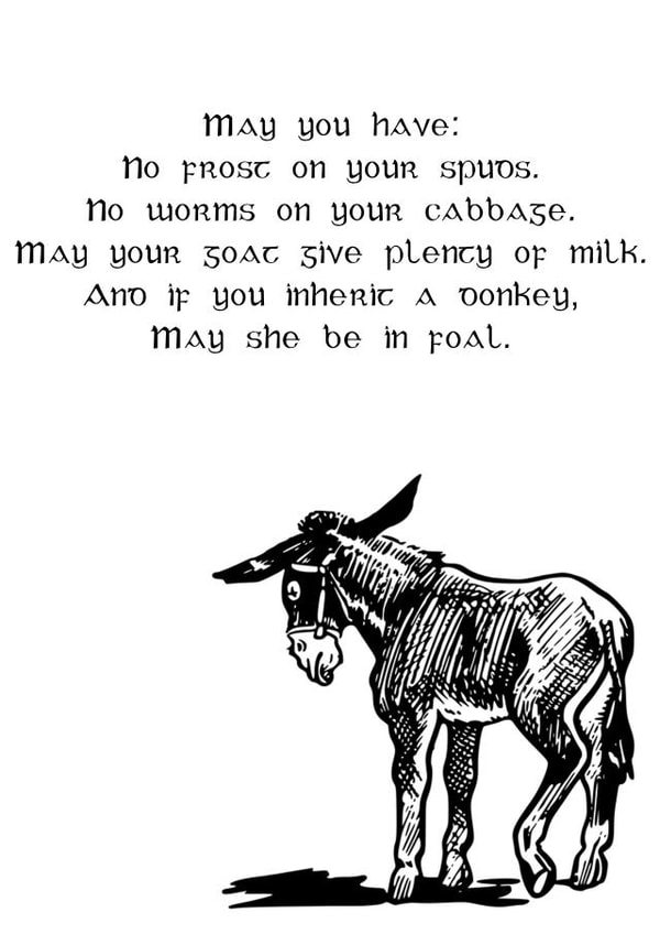 irish blessing Thinking of you Card 6325 created by Rosalynd Nic Aodh