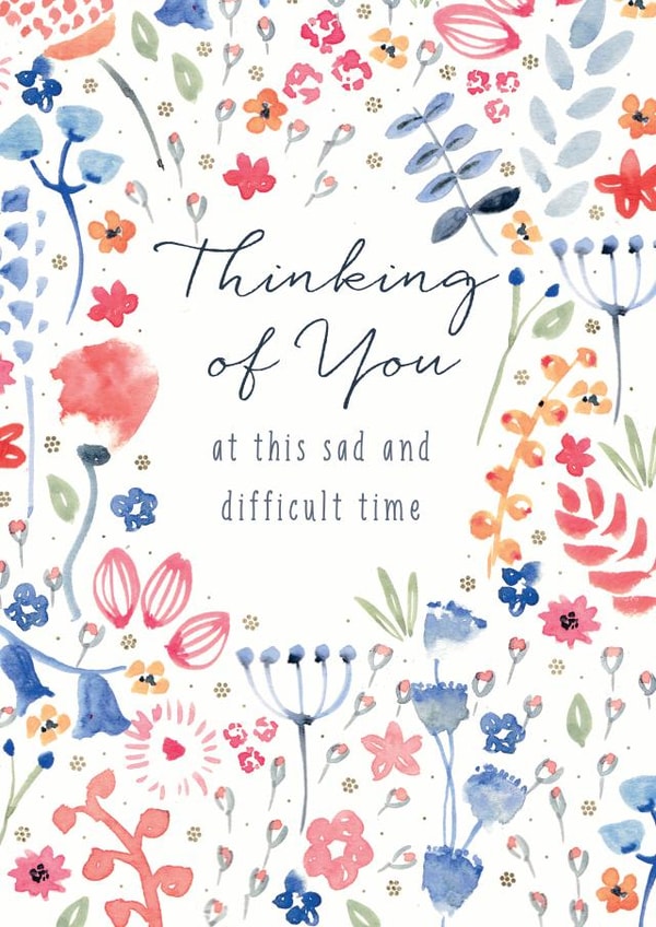 Thinking of you flowers created by Rebecca Prinn