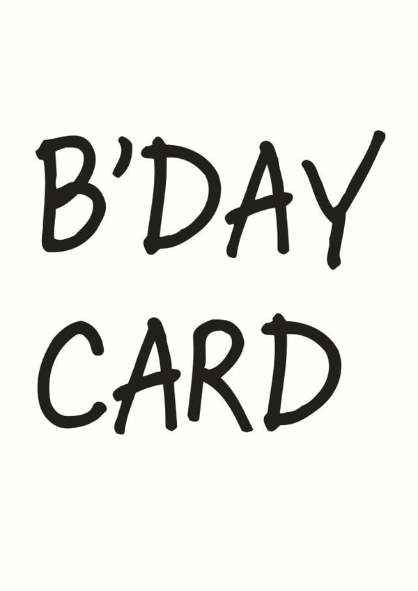 birthday simple Birthday Card 28672 created by So Yeah Stuff
