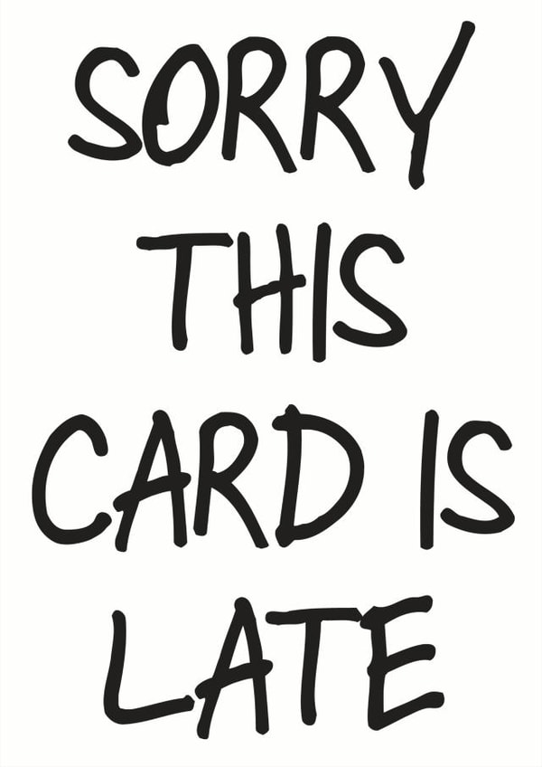 belated birthday Birthday Card 6364 created by So Yeah Stuff