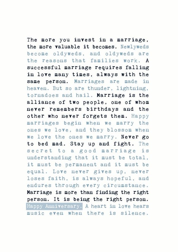 anniversary wife Anniversary Card 3966 created by Coulson Macleod