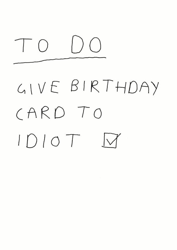 birthday humour Birthday Card 6466 created by Redback Cards