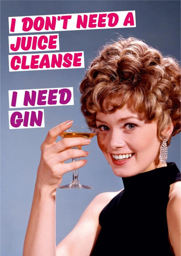 BIRTHDAY GIN Love & Friendship Card 2963 created by Dean Morris Cards